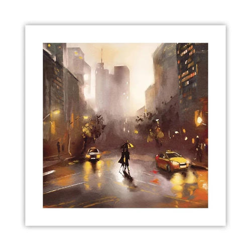Poster - In New York Lights - 40x40 cm
