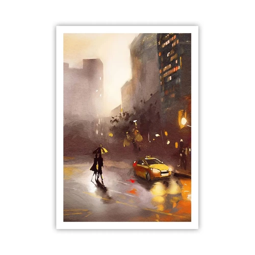 Poster - In New York Lights - 70x100 cm