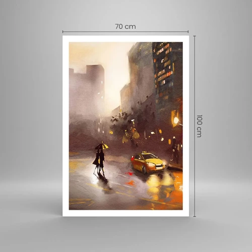 Poster - In New York Lights - 70x100 cm