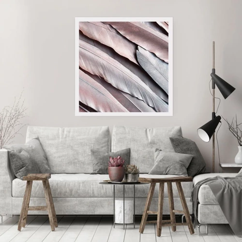 Poster - In Pink Silverness - 40x40 cm