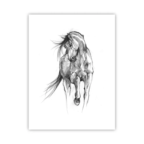 Poster - In a Graceful Trot - 30x40 cm