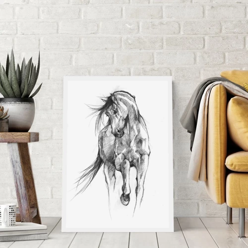 Poster - In a Graceful Trot - 30x40 cm