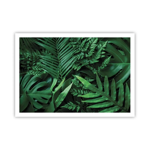 Poster - In a Green Hug - 100x70 cm