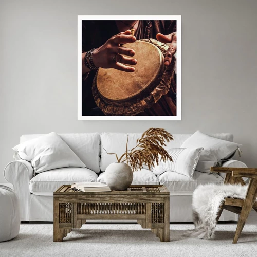 Poster - In the Rhythm of the Heart - 40x40 cm