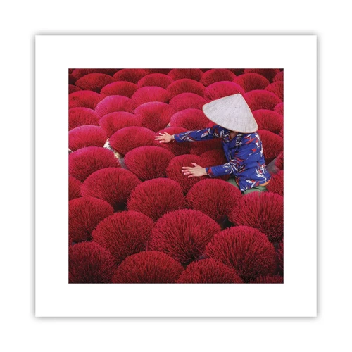Poster - In the Rice Field  - 30x30 cm