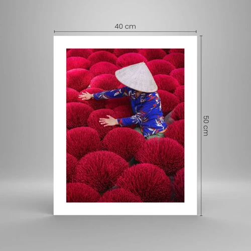 Poster - In the Rice Field  - 40x50 cm