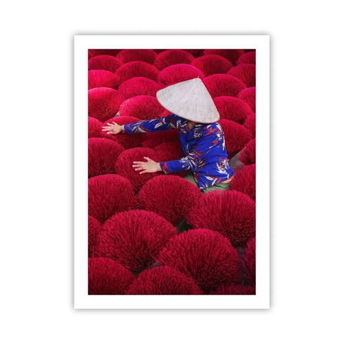 Poster - In the Rice Field  - 50x70 cm