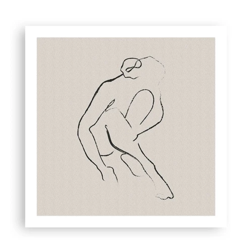 Poster - Intimate Sketch - 60x60 cm