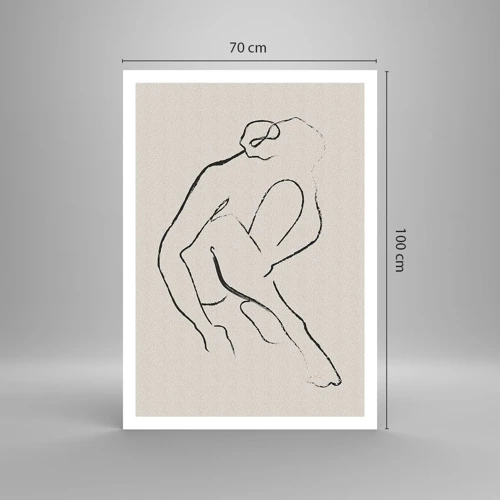 Poster - Intimate Sketch - 70x100 cm