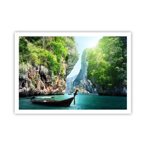 Poster - Invitation for an Exotic Trip - 100x70 cm