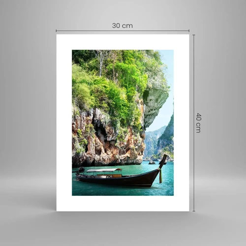 Poster - Invitation for an Exotic Trip - 30x40 cm