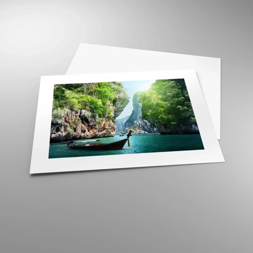 Poster - Invitation for an Exotic Trip - 40x30 cm