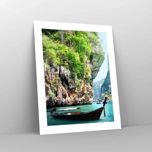 Poster - Invitation for an Exotic Trip - 40x50 cm