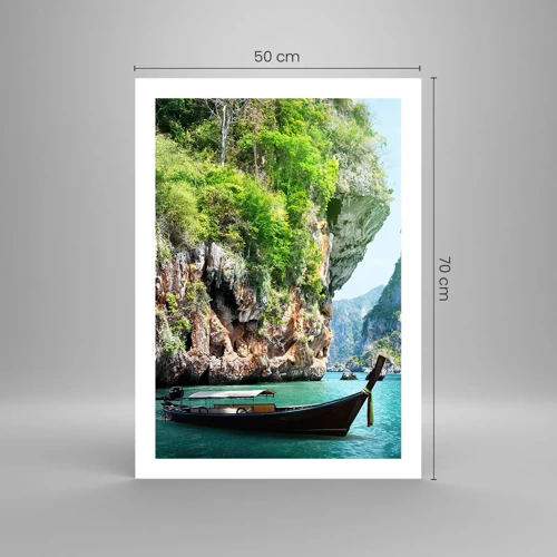 Poster - Invitation for an Exotic Trip - 50x70 cm