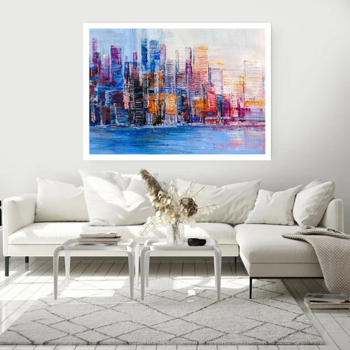 Poster - Joyful Metropolis - 100x70 cm