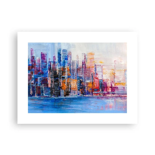 Poster - Joyful Metropolis - 40x30 cm