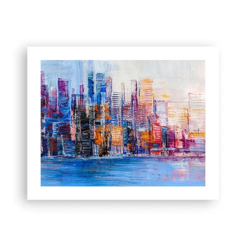 Poster - Joyful Metropolis - 50x40 cm