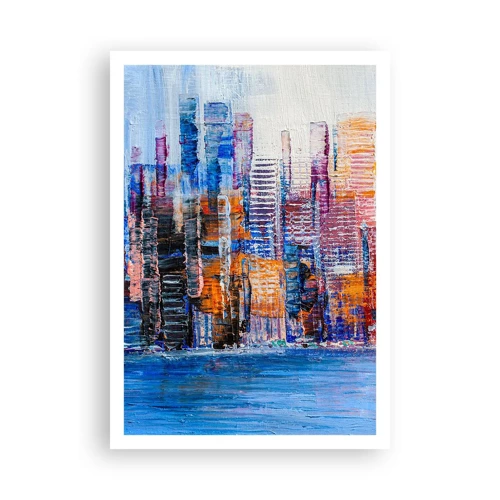 Poster - Joyful Metropolis - 70x100 cm