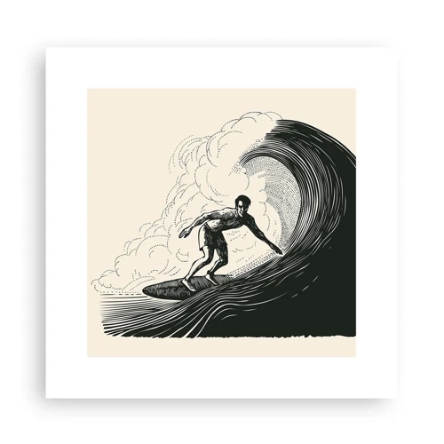 Poster - King of the Wave - 30x30 cm