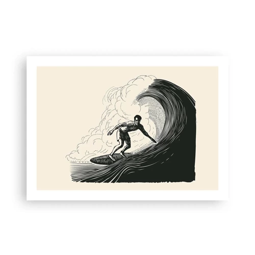 Poster - King of the Wave - 70x50 cm