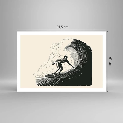 Poster - King of the Wave - 91x61 cm