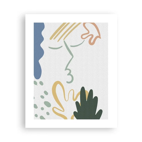 Poster - Kiss of Flowers - 40x50 cm