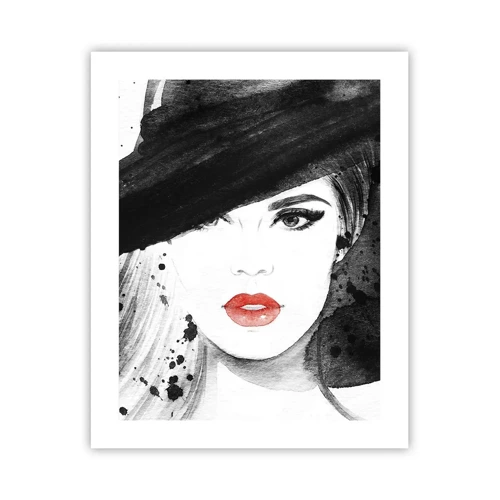 Poster - Lady in Black - 40x50 cm