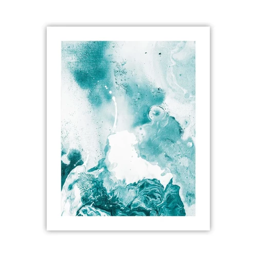 Poster - Lakes of Blue - 40x50 cm