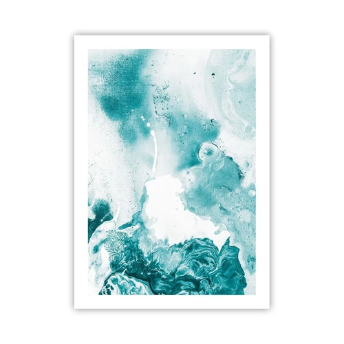 Poster - Lakes of Blue - 50x70 cm