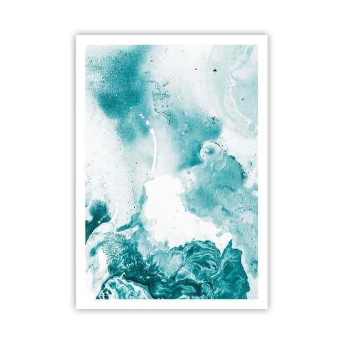 Poster - Lakes of Blue - 70x100 cm