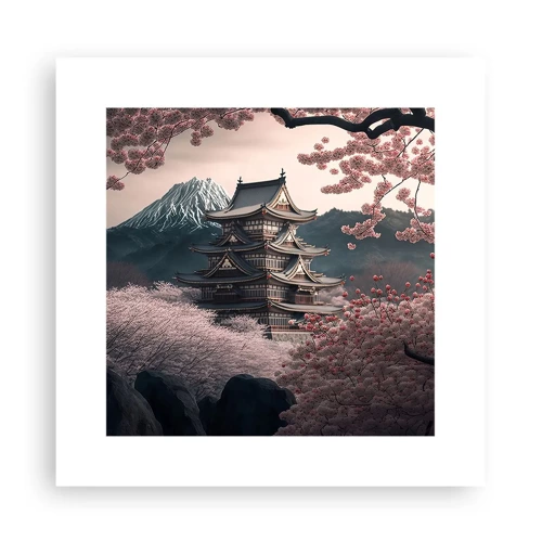 Poster - Land of Cherry Blossoms - 30x30 cm