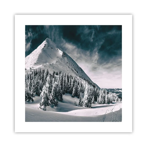 Poster - Land of Snow and Ice - 40x40 cm