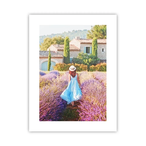 Poster - Lavender Girl - 30x40 cm