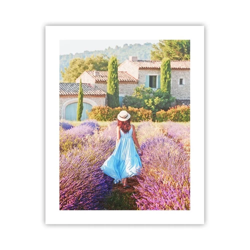 Poster - Lavender Girl - 40x50 cm