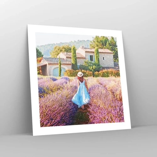 Poster - Lavender Girl - 50x50 cm