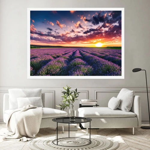 Poster - Lavender World - 100x70 cm