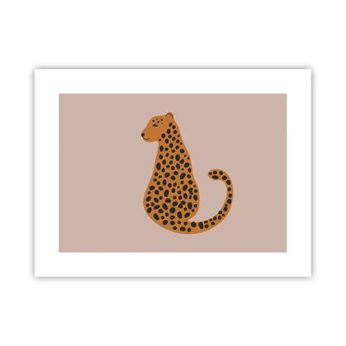 Poster - Leopard Print Is Fashionable - 40x30 cm