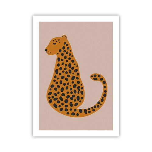 Poster - Leopard Print Is Fashionable - 50x70 cm