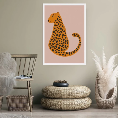 Poster - Leopard Print Is Fashionable - 70x100 cm