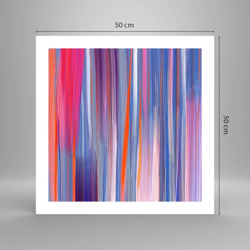 Poster - Like a Rainbow - 50x50 cm