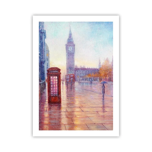 Poster - London Autumn Day - 50x70 cm