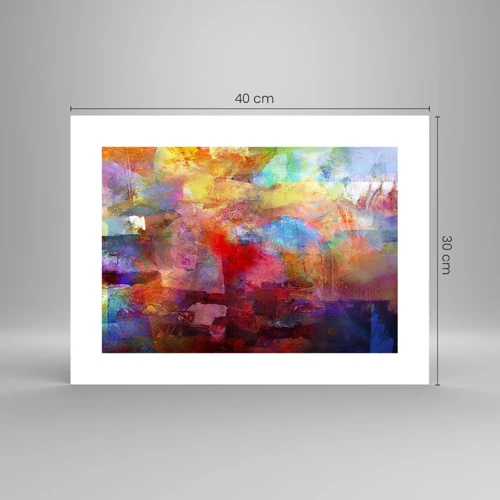Poster - Looking inside the Rainbow - 40x30 cm