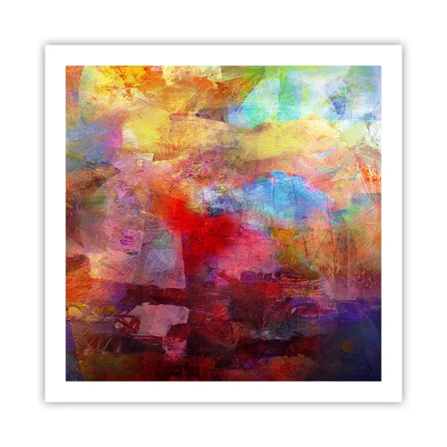 Poster - Looking inside the Rainbow - 60x60 cm