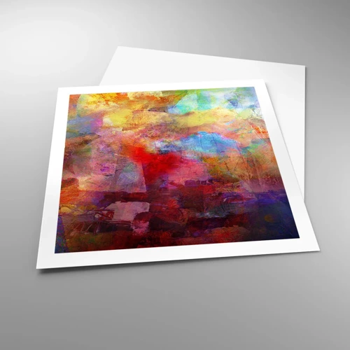 Poster - Looking inside the Rainbow - 60x60 cm