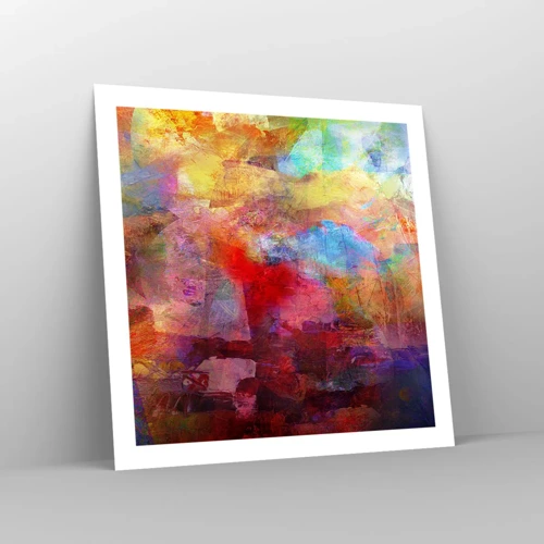 Poster - Looking inside the Rainbow - 60x60 cm