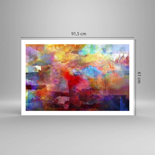 Poster - Looking inside the Rainbow - 91x61 cm