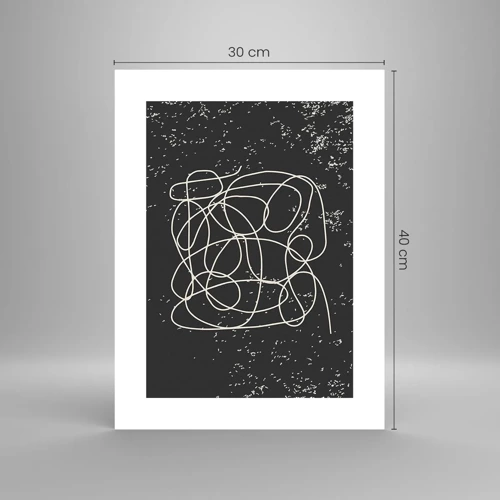 Poster - Lost Thoughts - 30x40 cm