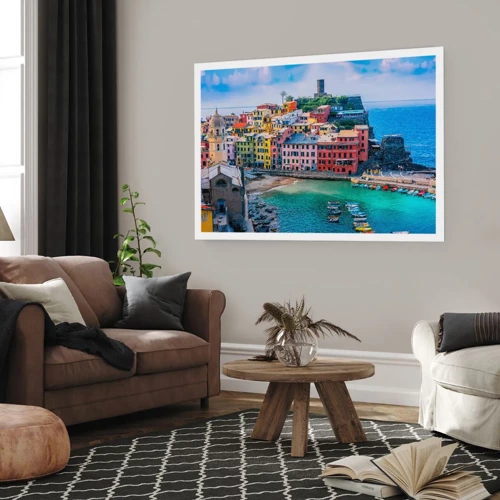 Poster - Magical Mediterranean Town - 40x30 cm