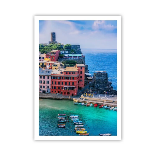 Poster - Magical Mediterranean Town - 70x100 cm