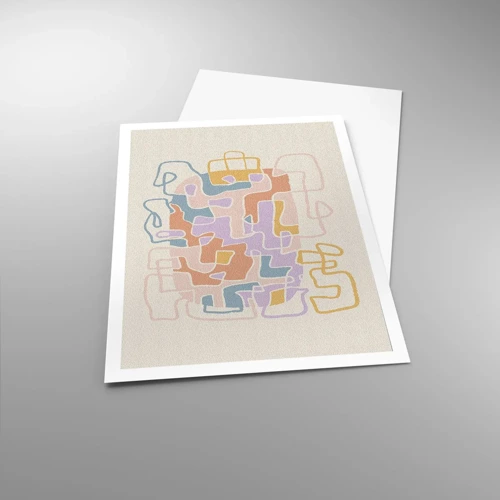 Poster - Maze - Joyful Adventure - 70x100 cm